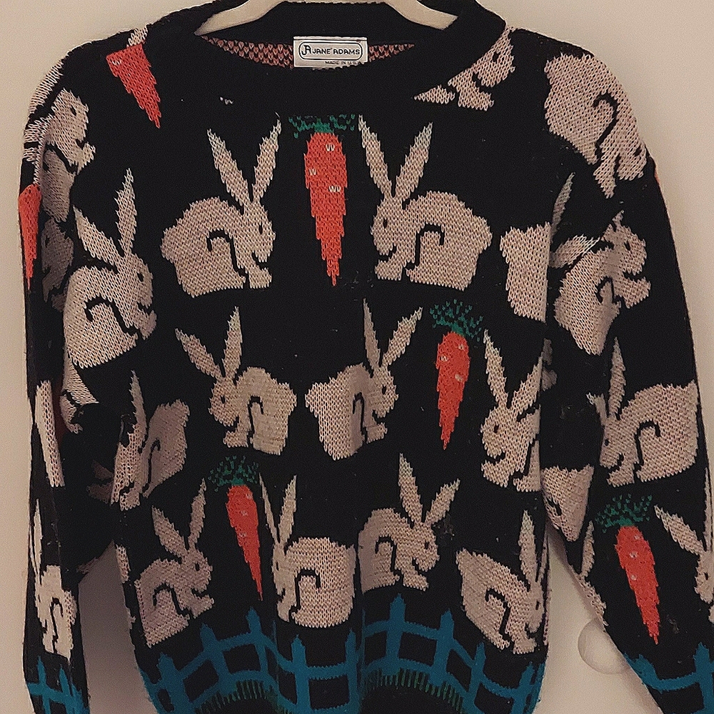 Vintage bunny sweater